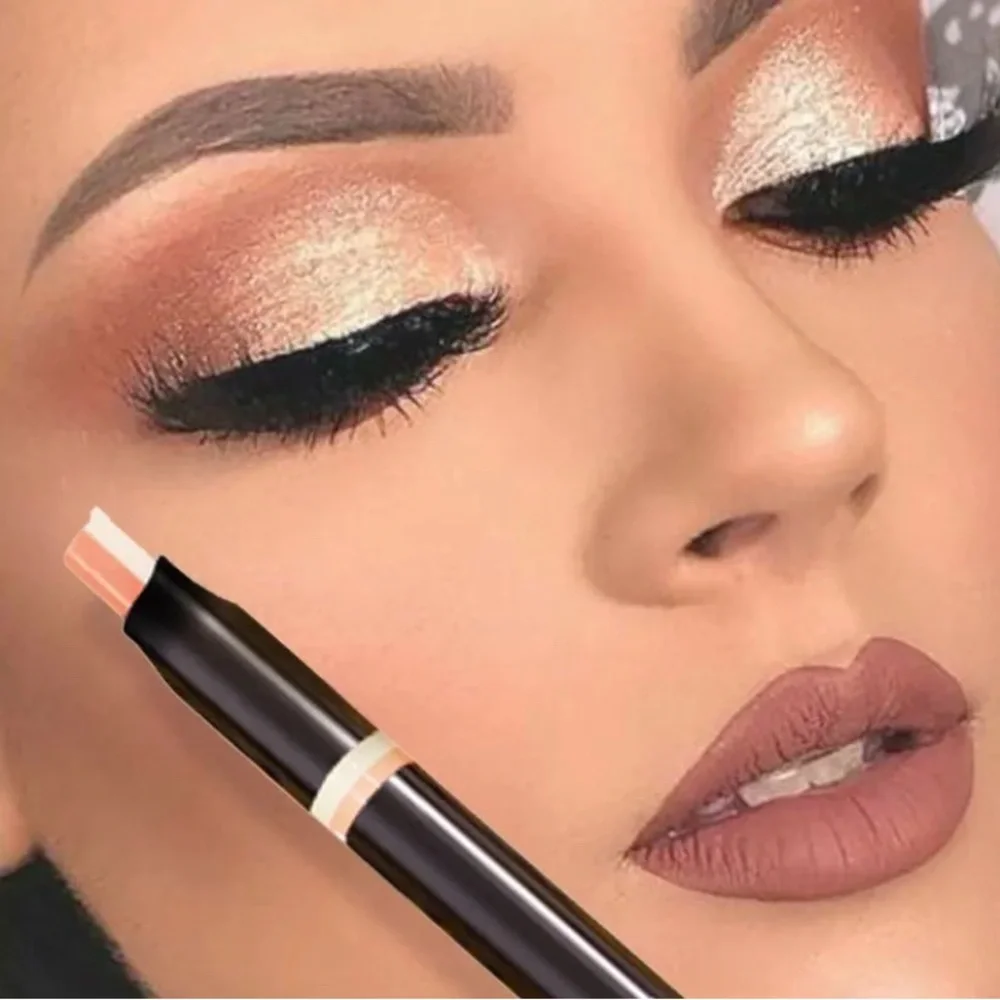 Waterproof 2 in 1 Eye Makeup Eye shadow Stick Pencil